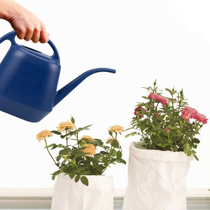 Fasmov Plastic Watering Can, Blue, 1-Gallon