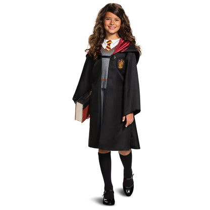 Harry Potter Hermione Granger Classic Girls Costume, Black & Red, Kids Size Large (10-12)
