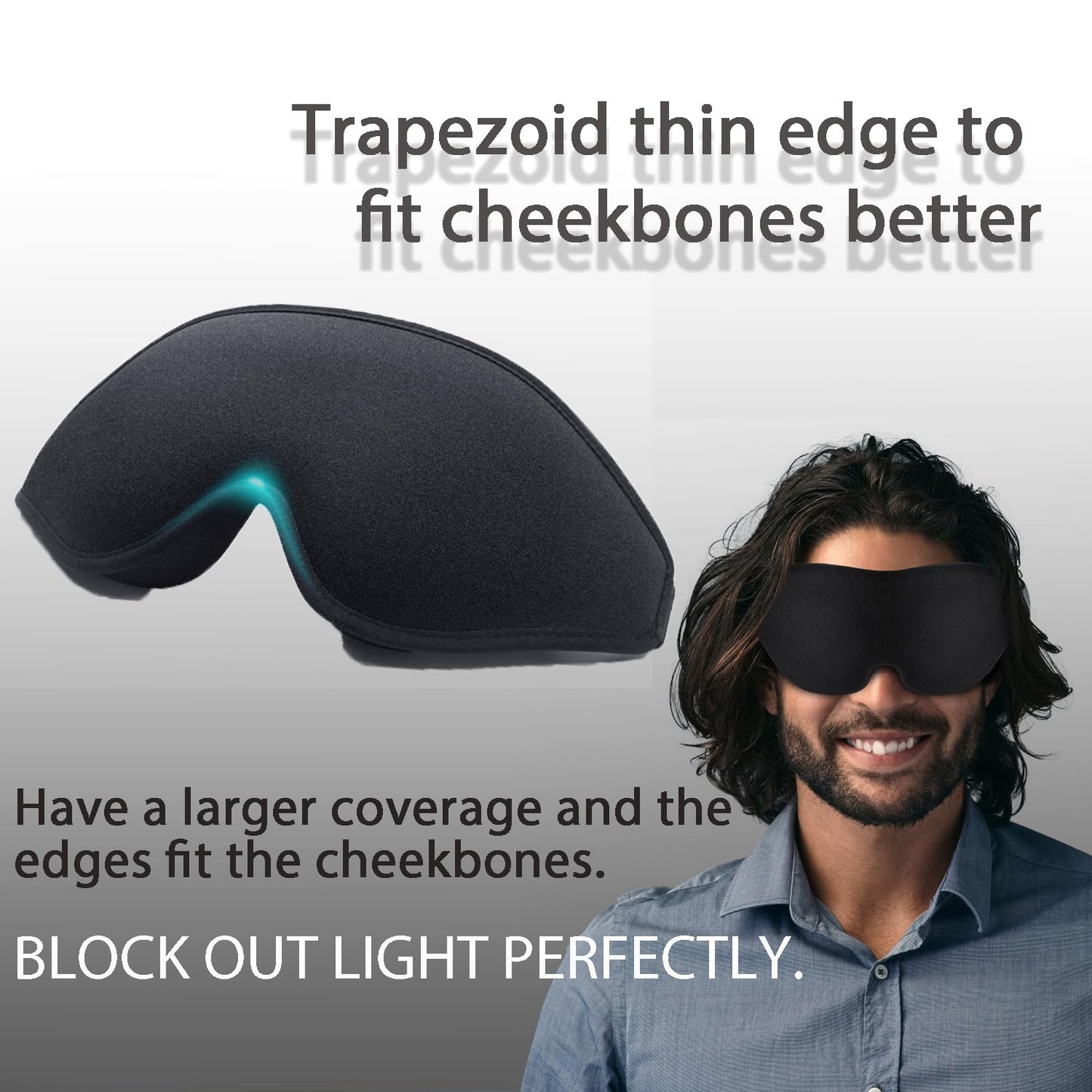 Eye Mask for Lash Extensions, Sleep Mask for Lash Extensions for Women Men, Zero Eye Pressure 3D Contoured Lash Extension Sleep Mask, Lash Protector Breathable Soft Shade Cover for Travel Yoga Nap