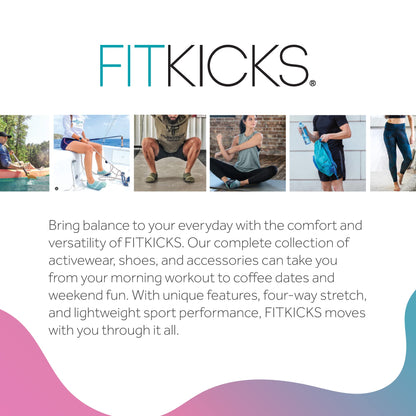 FITKICKS Original Women's Foldable Active Lifestyle Minimalist Footwear Barefoot Yoga Sporty Water Shoes - Heathered Gray/Gray, Medium