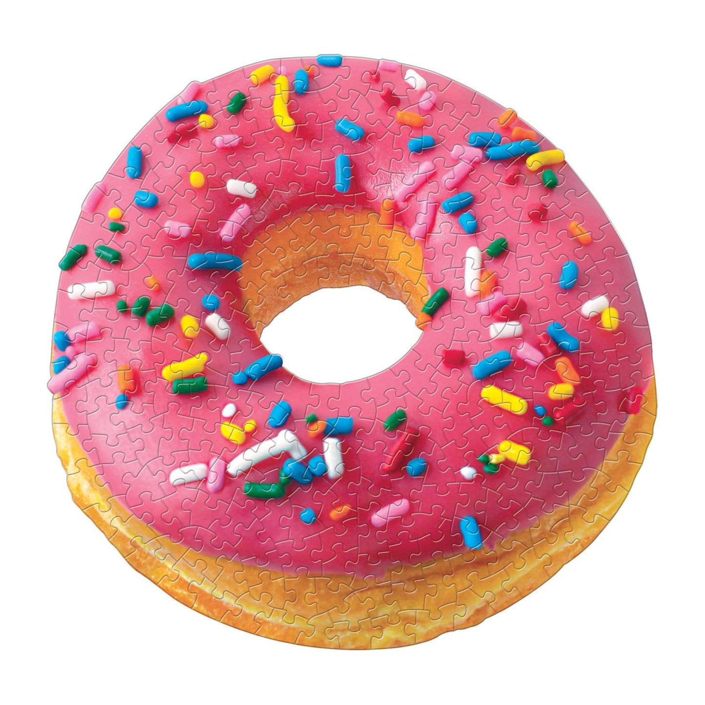 Galison Daily Special 2-in-1 Shaped Puzzle Set, 625 Pieces Total – Two Uniquely Shaped Puzzles Featuring a Donut and a Cup of Coffee - Thick, Sturdy Pieces – Challenging and Fun, Multicolor