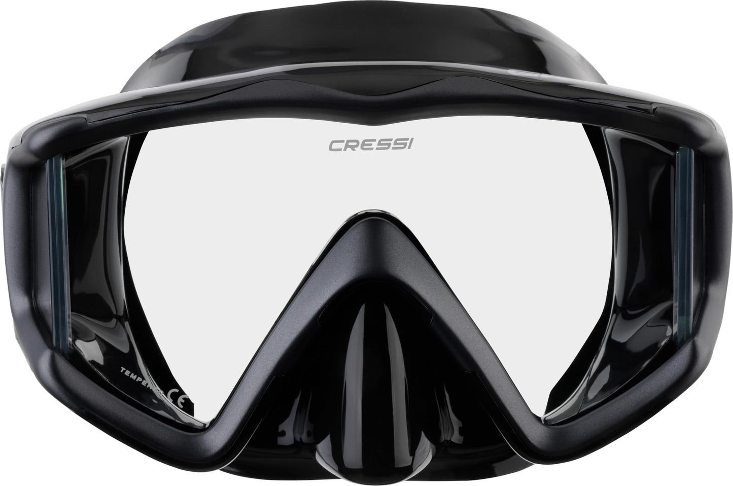 Cressi Liberty Triside Spe Diving Mask, Black/Black/Black