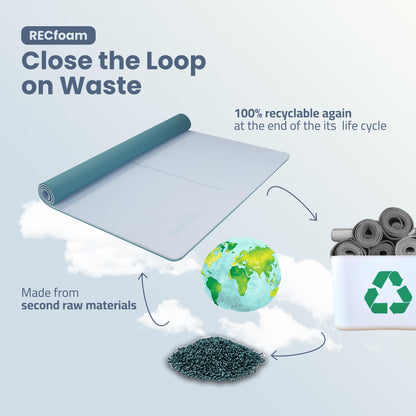 Large Yoga Mat (6'x4') – 1/4" & 1/2" Thick Exercise Mats for Home Workout, Extra Wide Workout Mats for Home Gym, Yoga, Pilates, Stretching, Floor & More