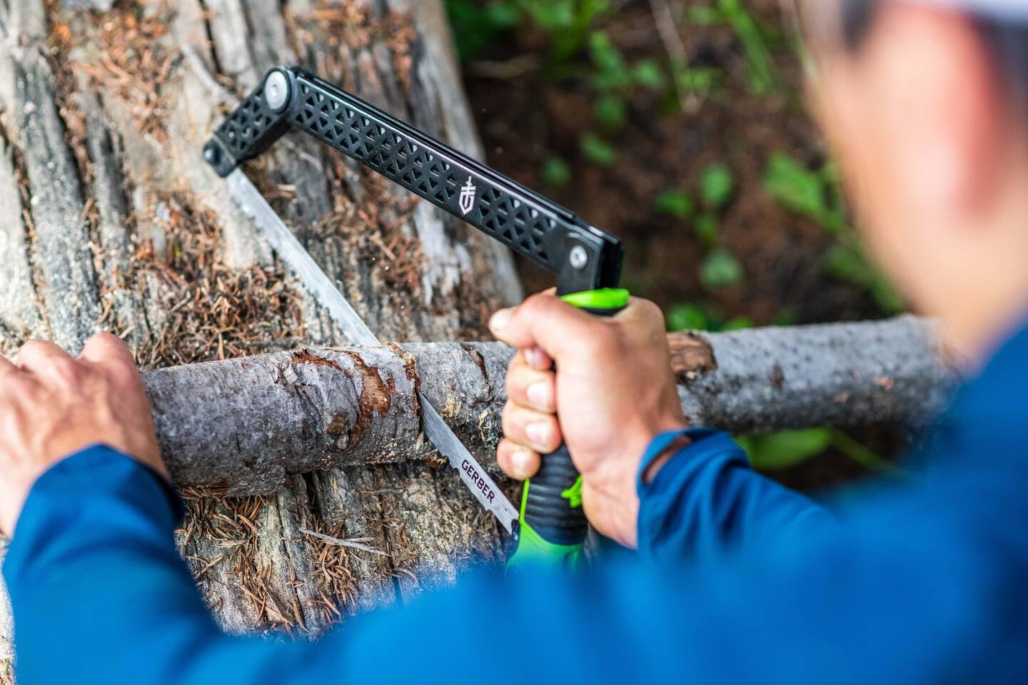 Gerber Freescape Camp Saw Folding Hand Saw for Backpacking Hiking Camping Pruning and Bushcraft, 12" Blade