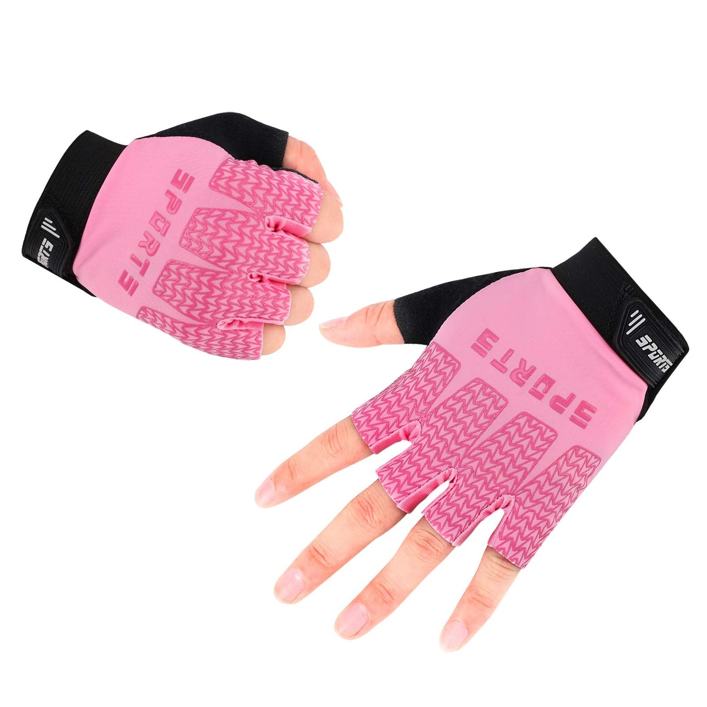 Accmor Kids Sport Half Finger Gloves for Boys Girls - Cycling, Camping, Fishing, Outdoor Sports