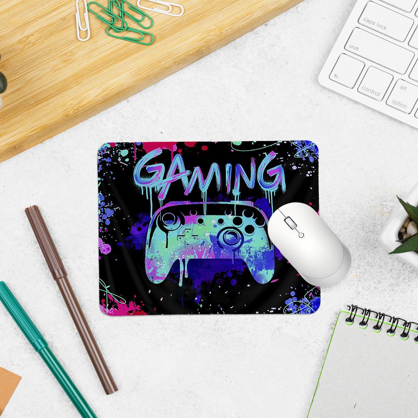 hold fizz Gaming Mouse Pad, Small Cool Gamer Mouse Pad, Gaming Mousepad Accessories for Desk, Laptop, Computer, Office, Boys Kids Room Decor, 9.5x7.9 Inch