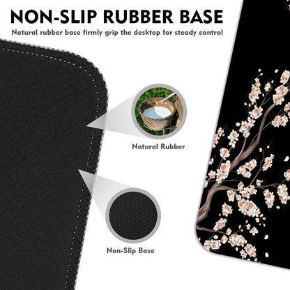 eulps Gaming Mouse Pad, Large Mouse Pad, Desk Mat Extended Mousepad, with Non-Slip Rubber Base Desk Pad for Home Office, 31.5 X 11.8 (20)