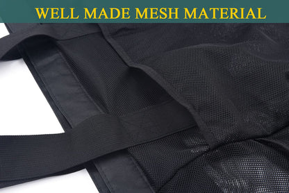 fiezkaa XX-Large Mesh Duffle Bag for Beach Pool Cruise Family Swimming Equipment with Zipper and Pockets/Sandproof/Extra Big Capacity