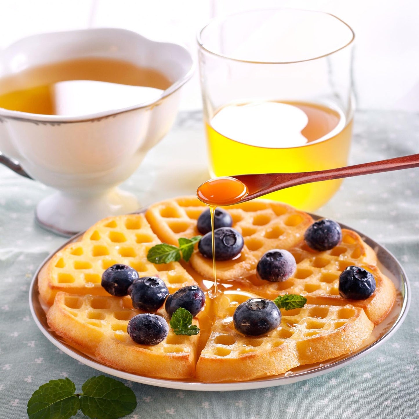 HANSGO 9PCS Wooden Honey Spoons, Mixing Coffee spoon with Long Handle for Jam Dessert Stirring