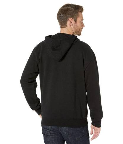 Dickies Men's Full Zip Fleece Hoodie, Black, Medium