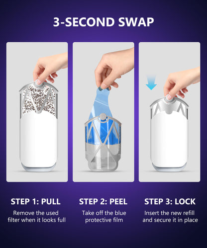 Accecraft 10 Pack Refill Cartridges, 2025 Upgraded High-Stick Refills, Compatible with Indoor Light M364 & Max, Easy to Replace