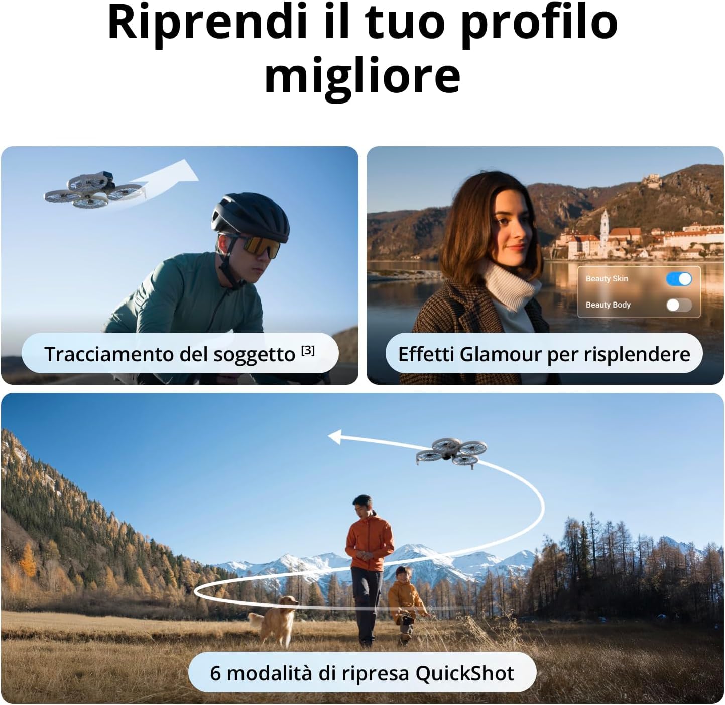 DJI Flip With RC 2 Screen Remote Controller, Follow Me Drone With 4K UHD Camera for Adults, Under 249 g, 3-Axis Gimbal Stabilization, 44000ft/13km Video Transmission, Palm Takeoff, 31-Min Flight Time