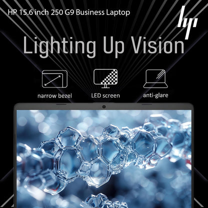 HP 15.6'' Business and Student Laptop Included with Microsoft Office, Intel Powerful Processor, 16GB RAM, 1TB SSD, Ultra Quiet Design, Long Battery Life, Wi-Fi 6, Bluetooth 5, Windows 11 Pro, WOWPC