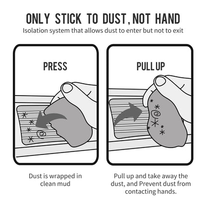 CLICK CLEAN Cleaning Gel for Car, 7oz Car Detailing Tools, Car Cleaning Putty Gel, Car Interior Cleaner Universal Dust Cleaner for Keyboard, Laptop, Car Air Vents