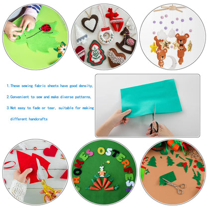 HaoFeijh White Felt Fabric 72 * 36 Inch Wide 1.6mm,Fabric Sheets Soft Woven Acrylic Craft Fabric for DIY Craft Work Sewing Patchwork,Craft Felt