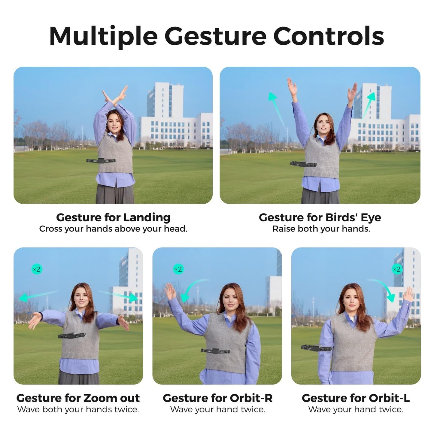 HOVERAir X1 Drone with Camera, Self-Flying Camera Drone with Follow Me Mode, Foldable Mini Drone with HDR Video Capture, Palm Takeoff, Intelligent Flight Paths, Hands-Free Control Black (Combo)