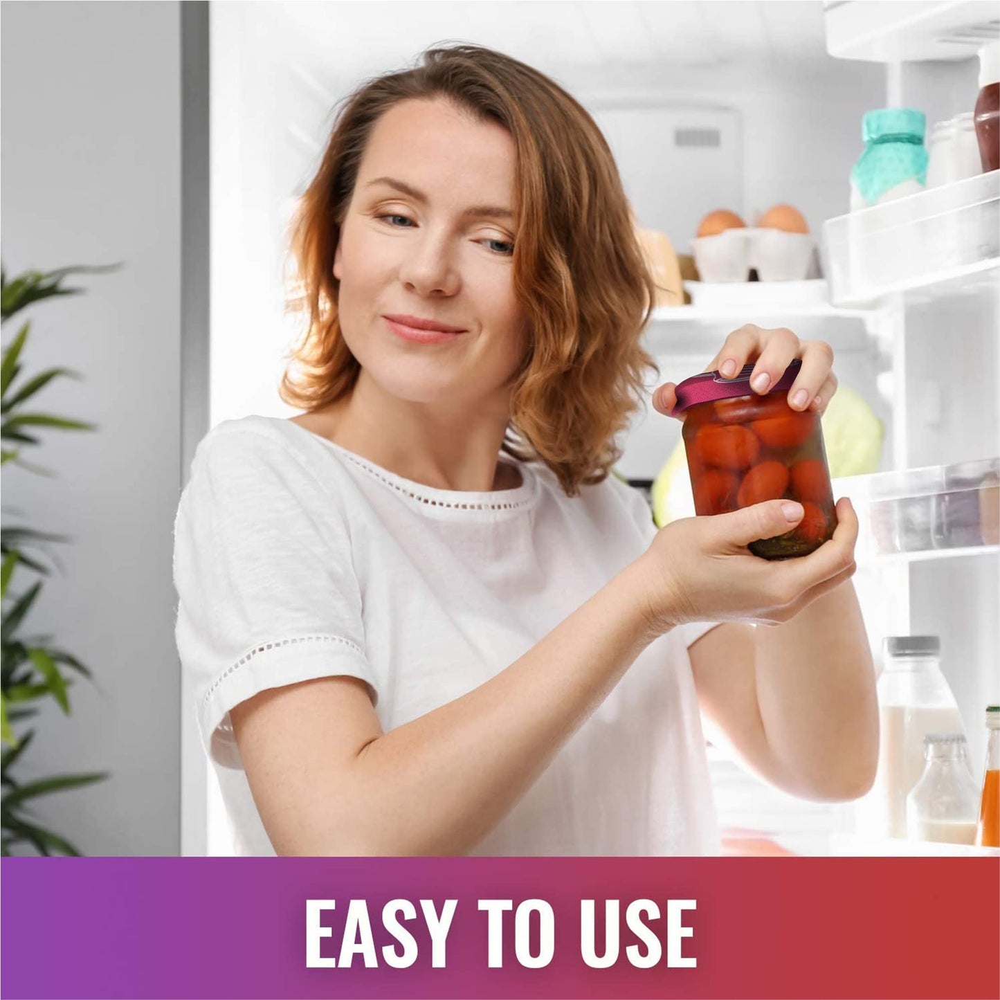 JAR HEADS Rubber Jar Opener Gripper Pad 4 Pack - Thick 5 Inch Grippers for Opening Jars Made in the USA - Jar Opener for Weak Hands & Seniors with Arthritis