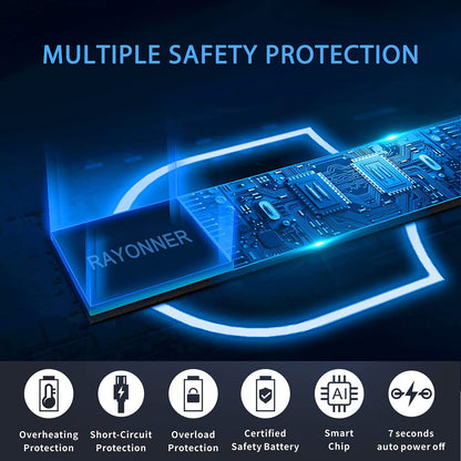 Electric Candle Lighter Long Flexible Neck Windproof Flameless USB Rechargeable Plasma Arc Lighter for Grill Firework Kitchen Camping (Black&Rose Gold)