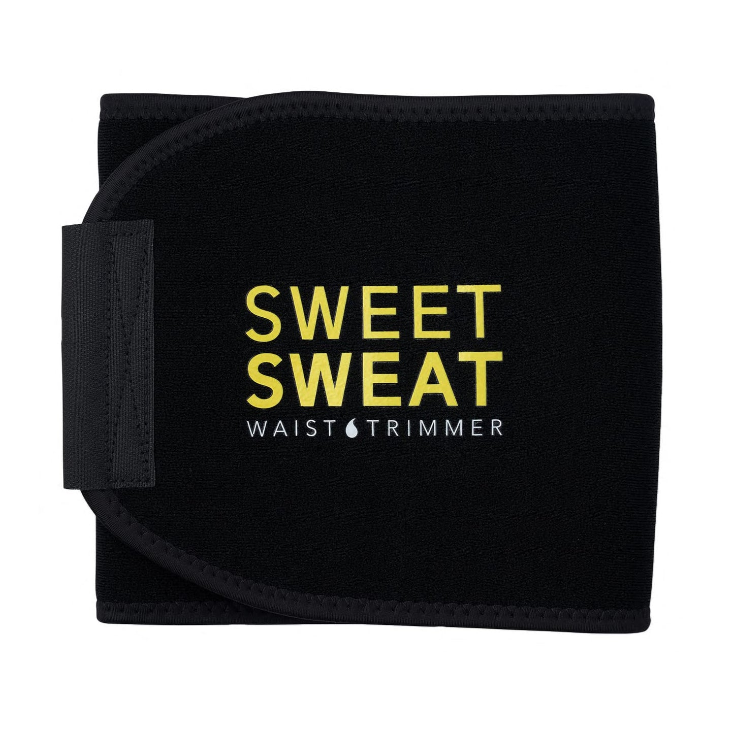 Sweet Sweat Waist Trimmer, by Sports Research - Get More From Your Workout - Sweat Band Increases Stomach Temp to Cut Water Weight - Gym Waist Trainer Belt for Women & Men - Faja para Hacer Ejercicios