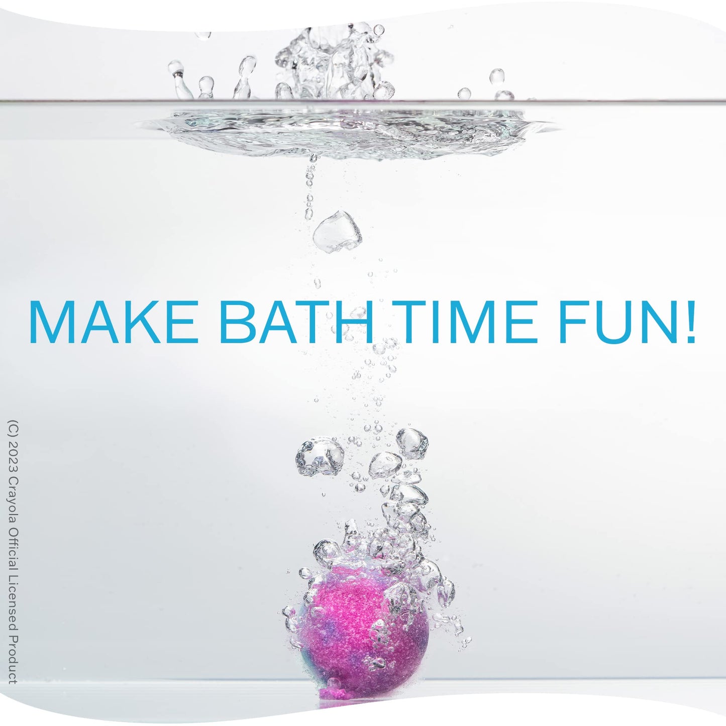 Crayola Colorful Scented Bath Bombs for Kids, Color You Bath Non-Toxic Bathbomb Fizzies for Boys Girls Holiday Stocking Stuffer, Grape Jam, Laser Lemon, Cotton Candy, & Bubble Gum Scents