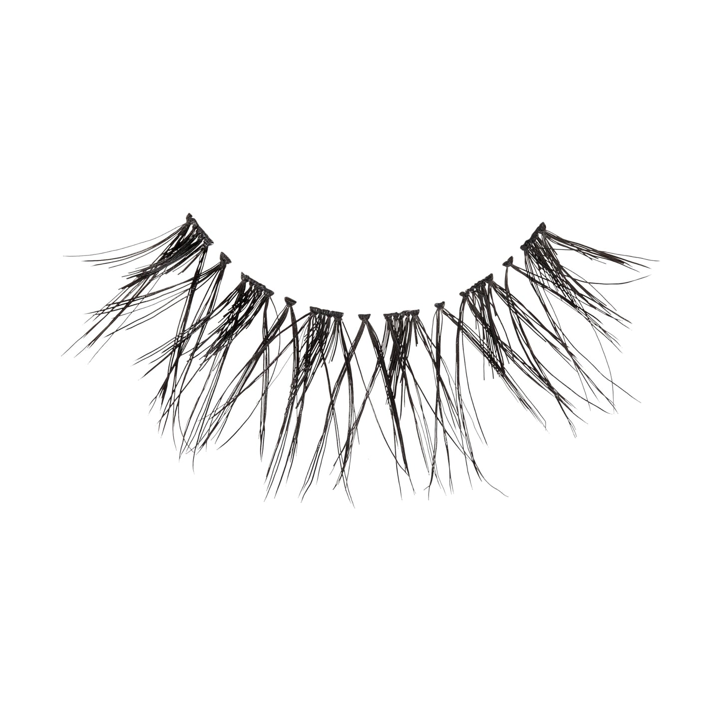 KISS Sister Nature False Eyelashes, 'Dawn', 12 mm, 100% Natural Hair, Recyclable Paper Box, Printed with Soy Ink, Cruelty Free, Vegan, Includes 1 Pair of Reusable Strip Lashes