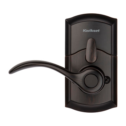 Kwikset SmartCode 955 Pembroke Light Commercial 10-Button Keypad Electronic Lever, Featuring Convenient Keyless Entry, 3-Year Batter Life and High Traffic Durability Venetian Bronze