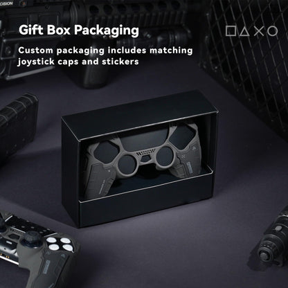 GeekShare G.S.TAC Tactical PS5 Controller Skin Set, Anti-Slip Silicone Protective Cover Skin Case for PS5 Wireless Controller with 2 Thumb Grip Caps and 2 Stickers - for Black Myth: Wukong