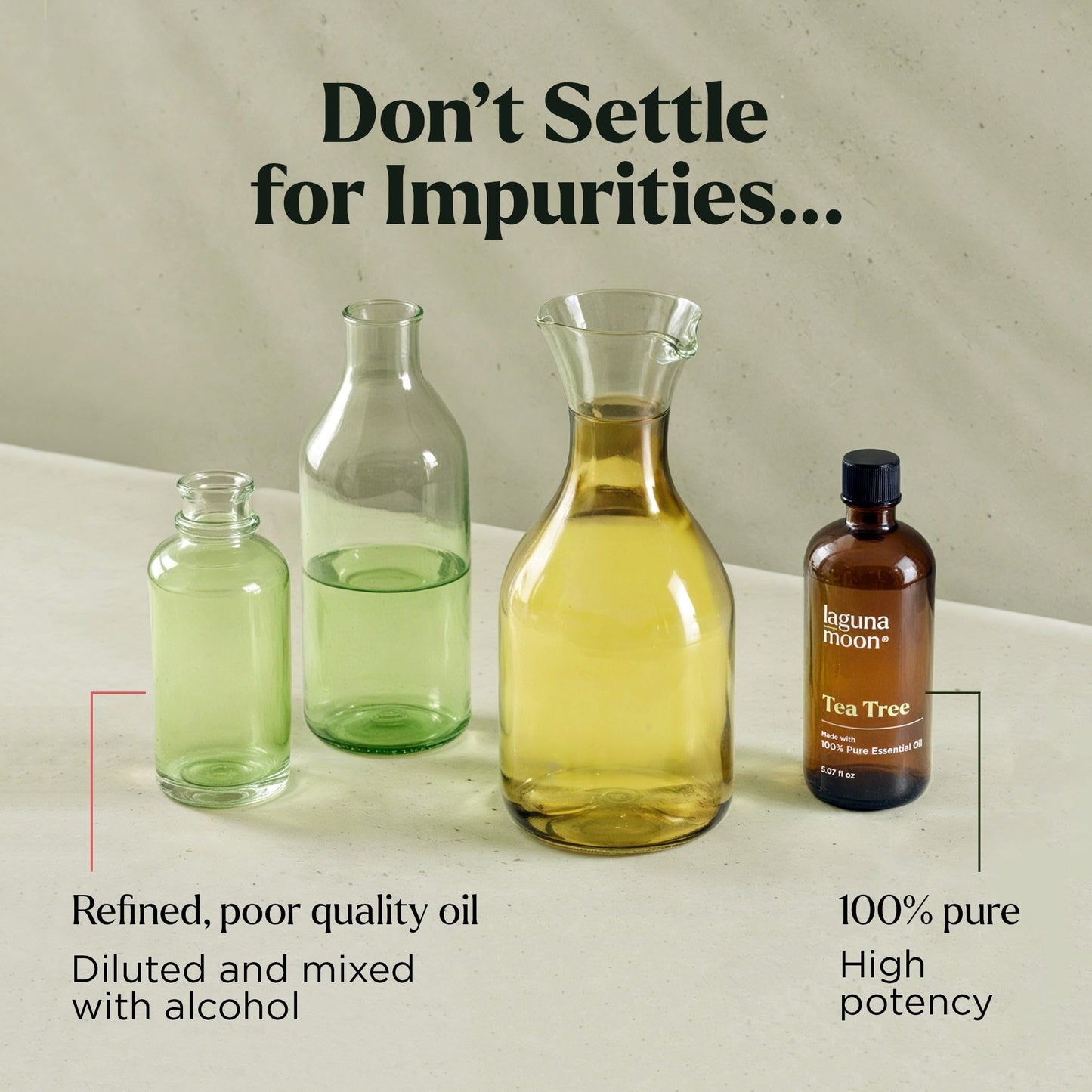 Lagunamoon Essential Oils Set - Top 6 Blends for Diffusers, Home Care, Candle Making Scents, Fragrance, Aromatherapy, Humidifiers, Gifts - Peppermint, Tea Tree, Lavender, Eucalyptus, Orange (10mL)