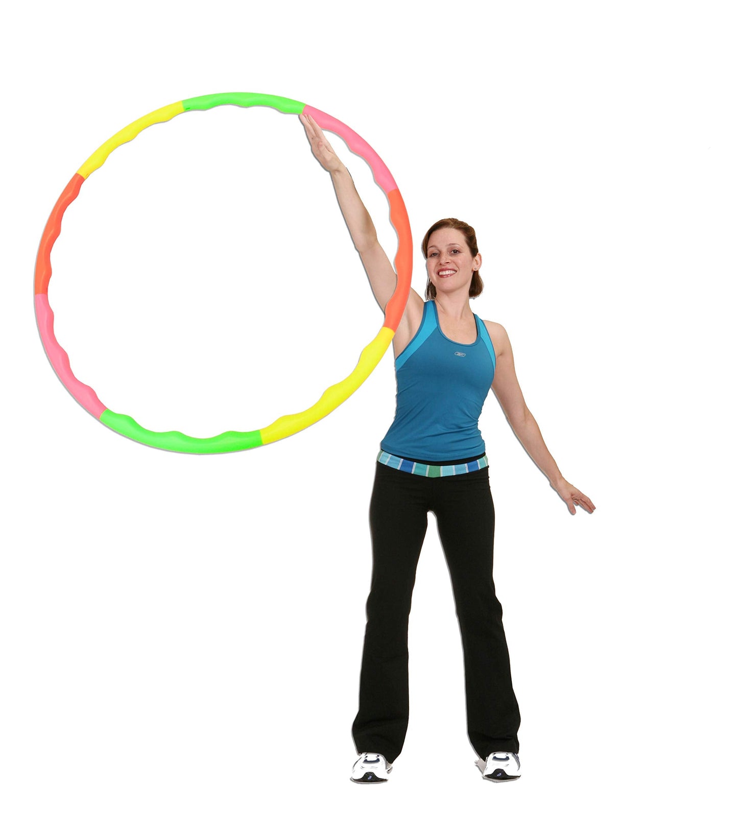 Exercise Hula Hoop: Wavy Hoop 1B - 1.0 lb Small, for Children use. Four neon Colors.