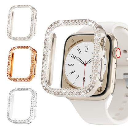 3Pack Rc-Z for Apple Watch Series 9 8 7 45mm Bling Bumper Case Women, Diamond Protective Frame for iWatch iPhone Watch 45 mm Accessories