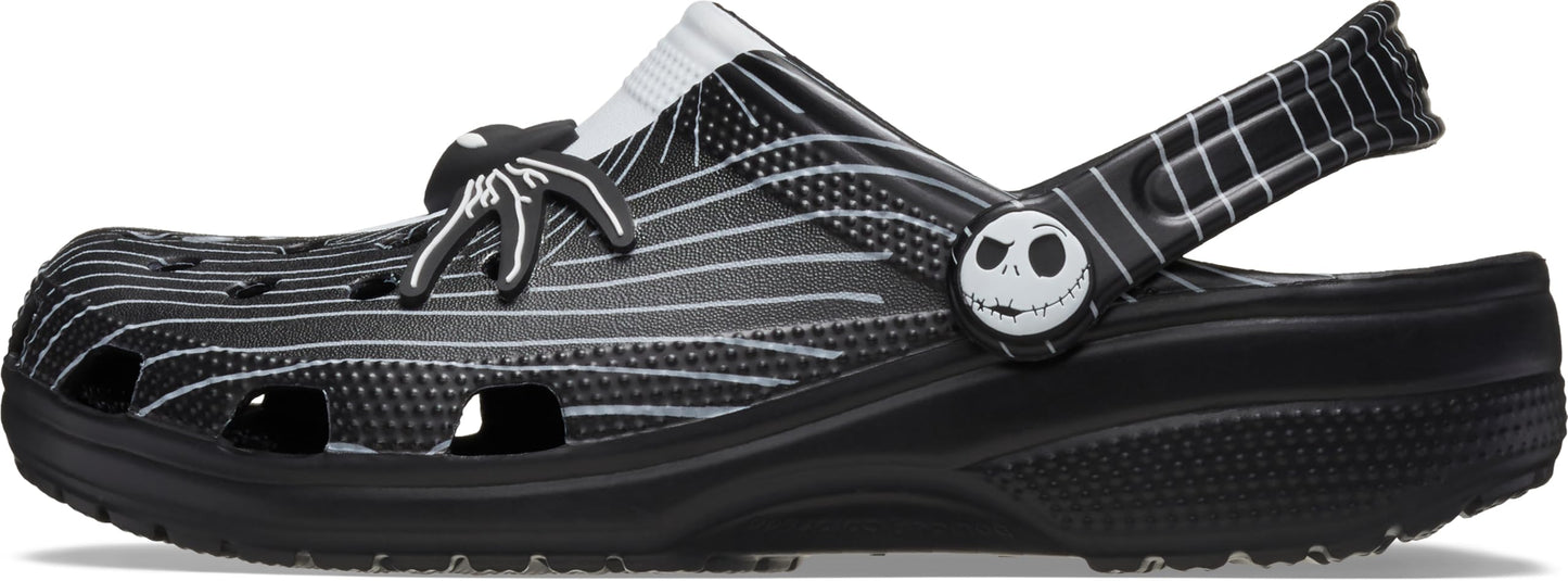Crocs Unisex-Adult Jack Skellington Nightmare Before Christmas Classic Clogs, 6 Men/8 Women Multi