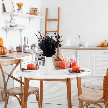 Giegxin 90 Pcs 3 Kinds Mixed Eucalyptus Leaves Stems Bulk Artificial Silver Dollar Leaves Picks Dried Eucalyptus Bundle Faux Spray for Wedding Vase Bouquet Floral Arrangement (Black)