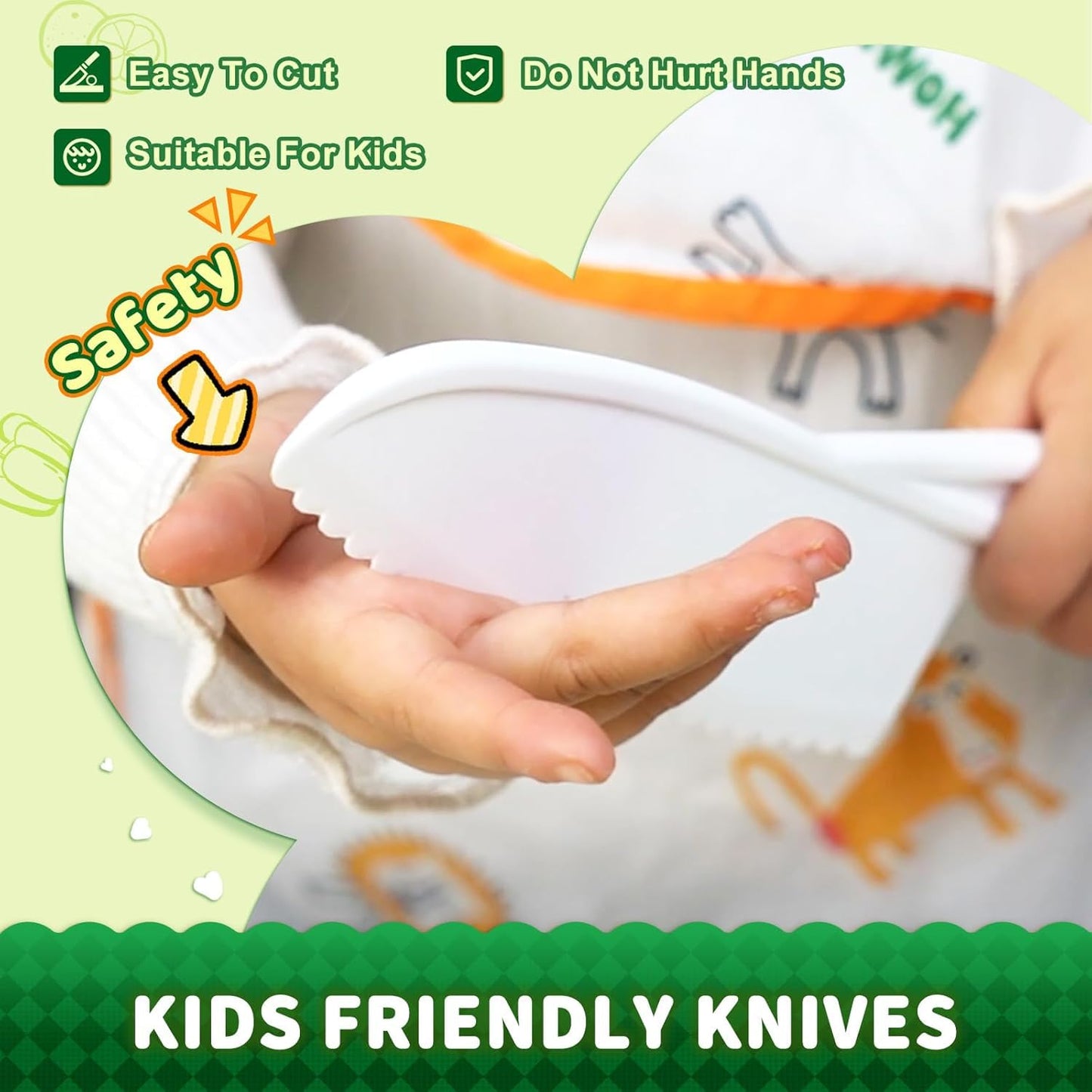 Kids Safe Knife Set -13 Pieces Montessori Kitchen Tools for Toddlers - Kids Cooking Sets, Toddler Knife for Real Cooking with Safe Knives/Crinkle Cutter/Kids Cutting Board/Peeler/Fruit Cutters Shapes