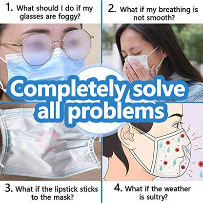 3D Mask Inner Bracket for Comfortable Mask Wearing-Internal Support Holder Frame for Balaclavas-Reusable Silicone Face Shell for Cosplay -Lower Half Face Protective for Airsoft/Paintball/BB Gun