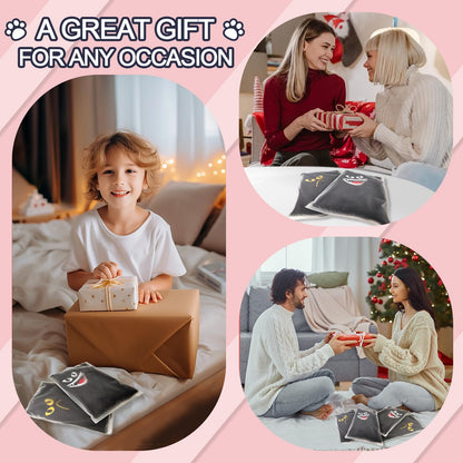 GKIOYRO Cute Hand Towels - Funny Super Absorbent Dish Towels, Decorative Cat Shaped Towels for Bathroom, Kitchen, Living Room, Party - Black Cotton