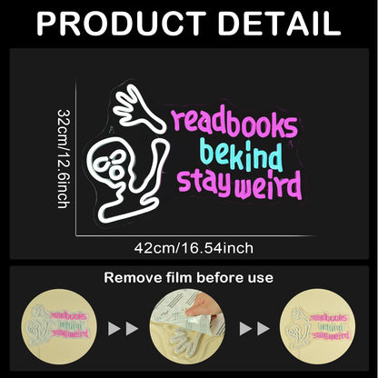 This Must Be The Place Neon Sign Warm White Letter Led Signs for Wall Decor Usb Word Light Up Signs for Bedroom Salon Man Cave Beer Home Bar Wedding Birthday Party Decor Gifts