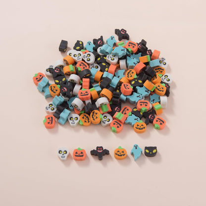400PCS Mini Fun Erasers for Kids Bulk,Cute Assorted Novelty Pencil Erasers Desk Pets for Kids Party Favors School Student Prizes Gift (400Halloween)