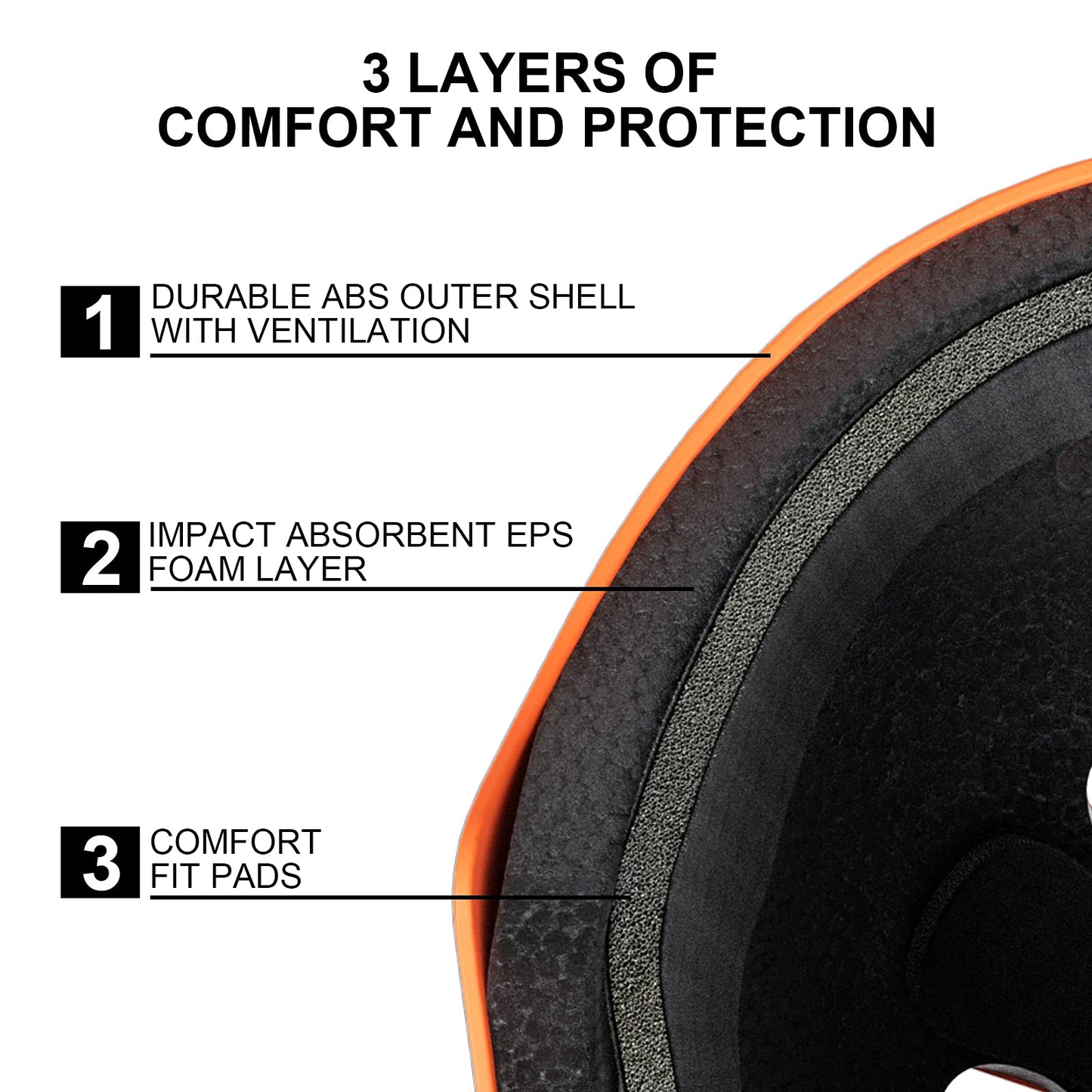 67i Bike Helmet for Adults & Kids 8-14 - Adjustable L (22.83”-23.82”) Lightweight Ventilated Cycling Helmets with 11 Vents (Orange)