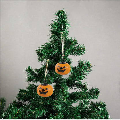 Kiddale 12 Pcs Pumpkin Bells Pet Collar Bells,Halloween Pendants DIY Crafts Handmade Accessories 19 Mm Charm Pendants Decoration