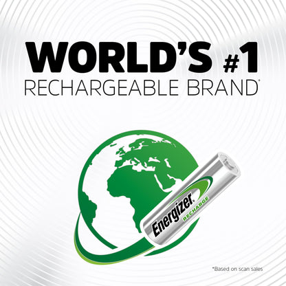 Energizer Recharge Universal Rechargeable AA Batteries (8 Pack), Double A Rechargeable Batteries