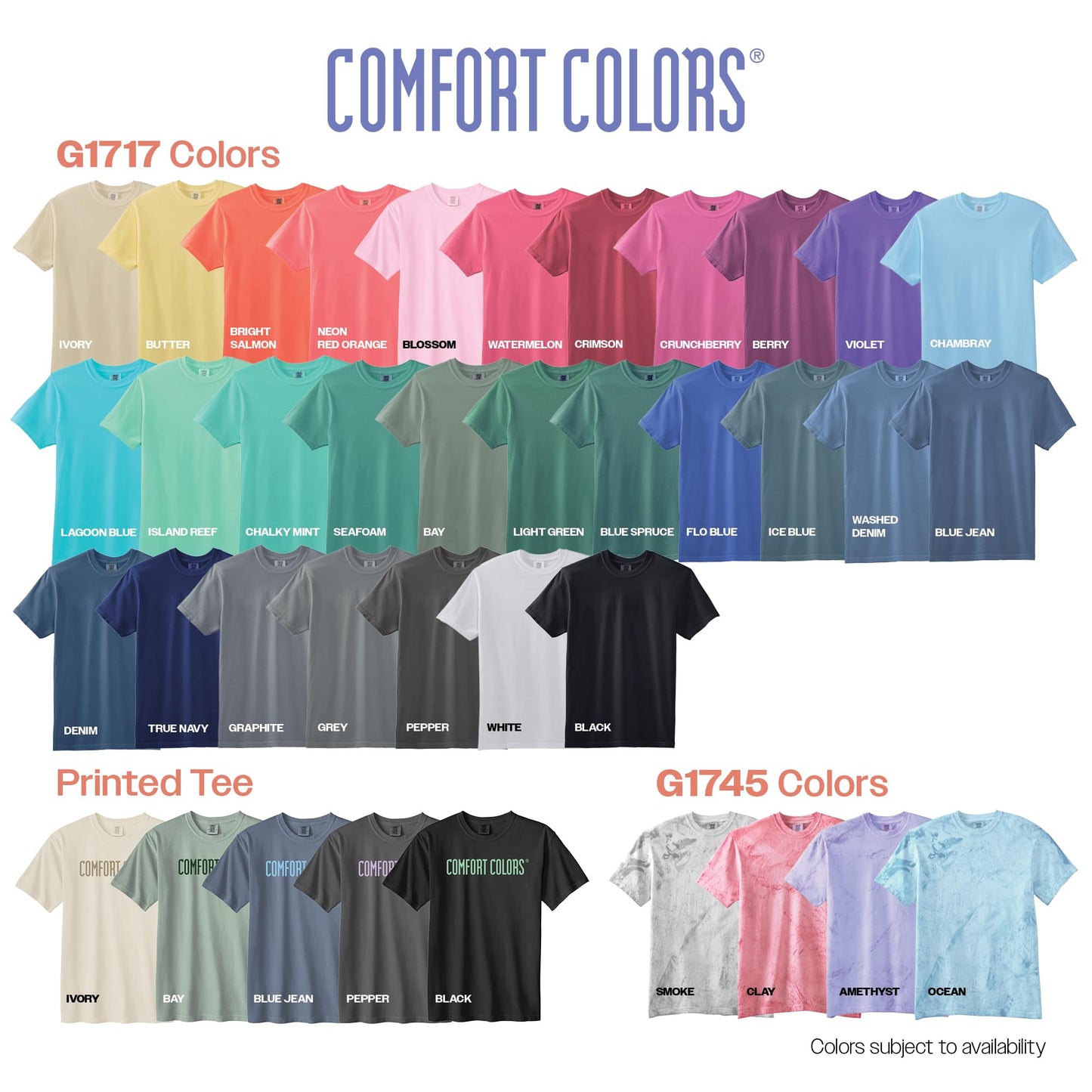 Comfort Colors Adult Short Sleeve Tee, Style G1717, Berry (1-pack), Small
