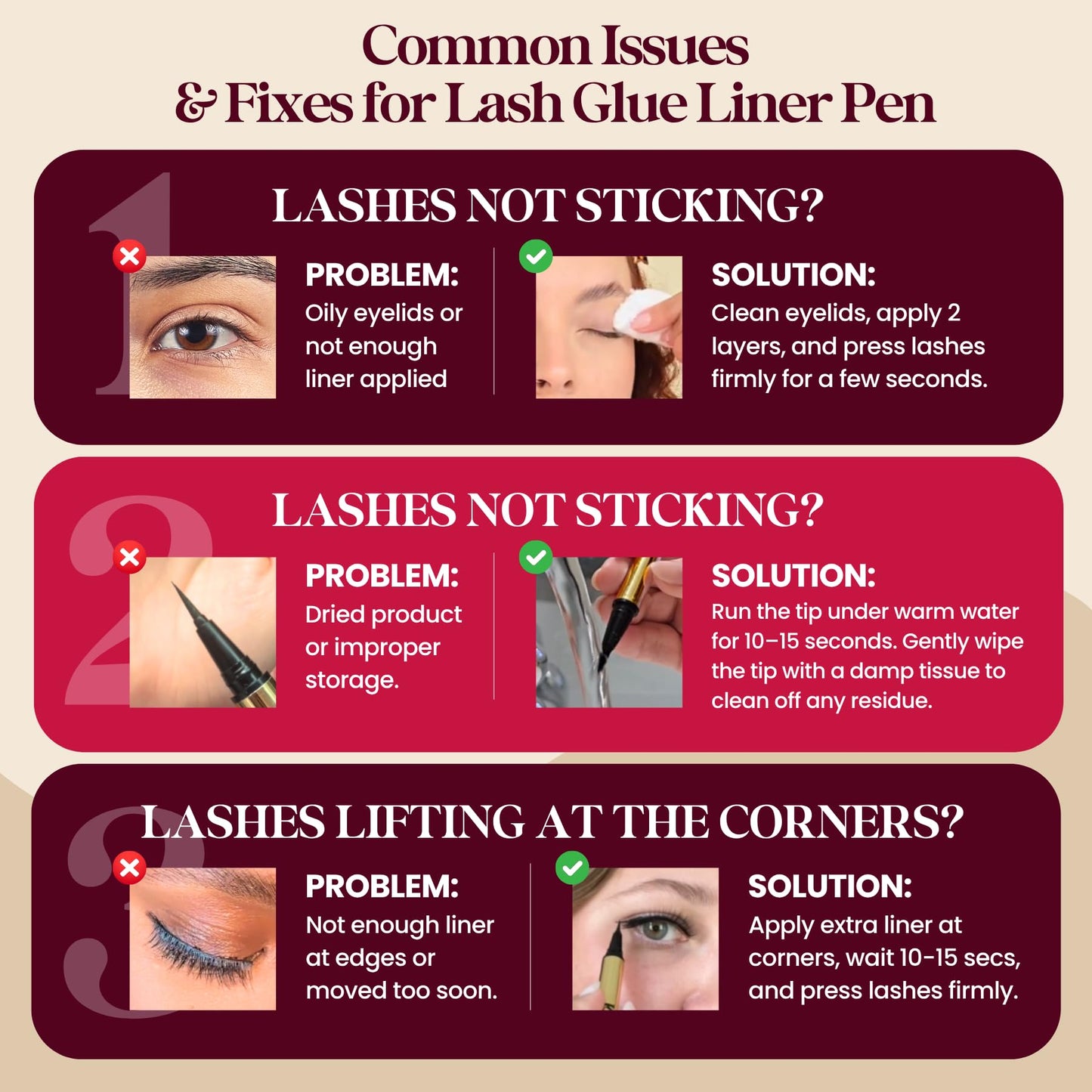 KLINQE Black Eyeliner Eyelash Glue Liner, Latex Free Lash Adhesive, Strong Hold, Glue Pen For Strip Lash, Magnetic Eyelashes, Smudge Proof, Eye Jewelry