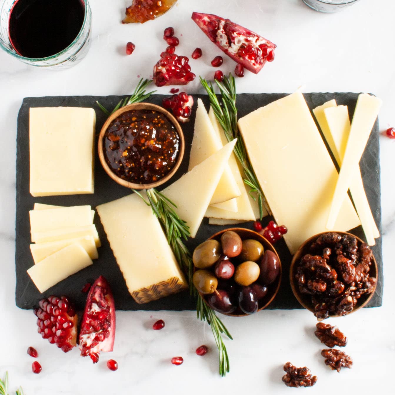 igourmet Holiday Cheese Sampler - Premium Christmas Gourmet Cheese Assortment and Sampler with Manchego, English Cheddar + More