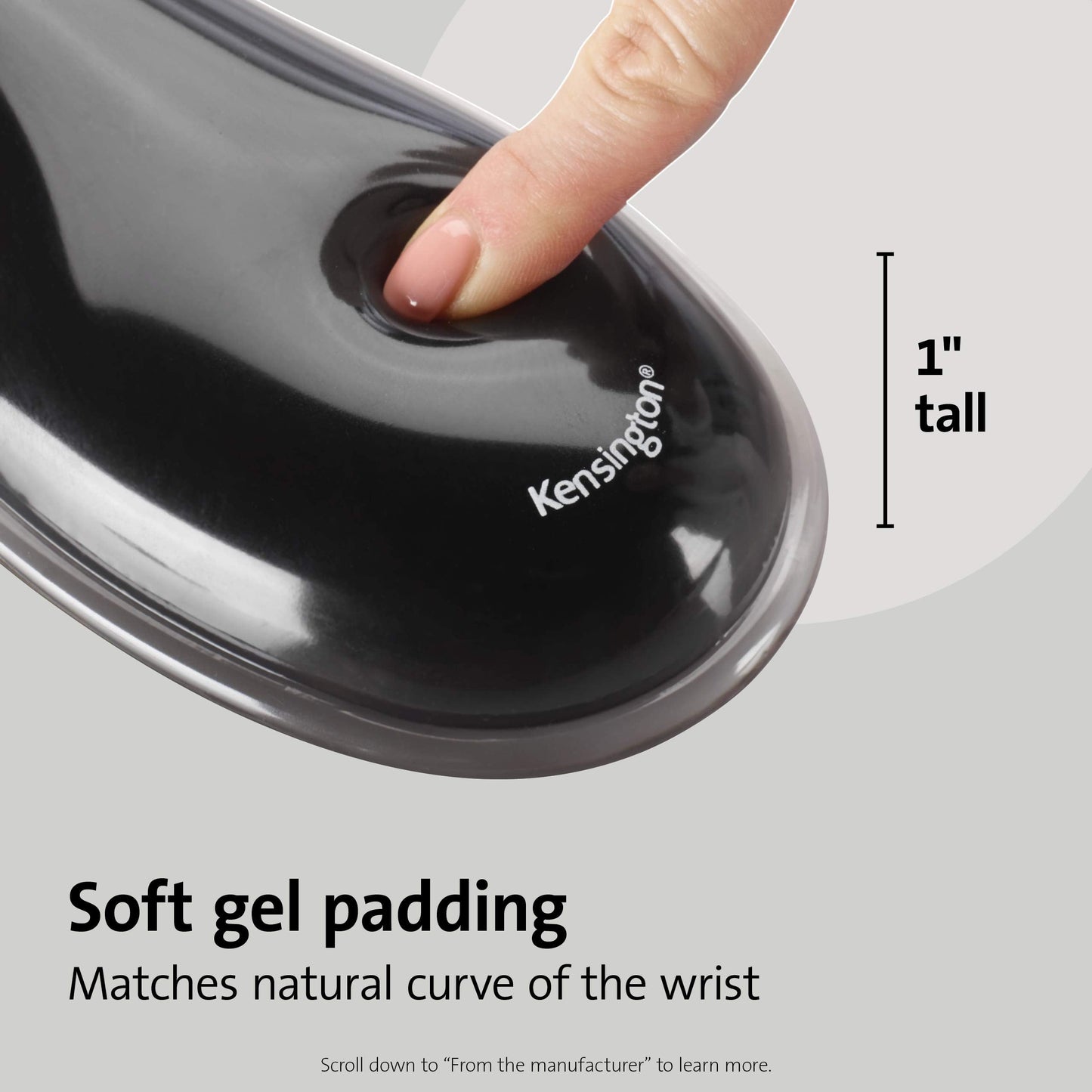 Kensington Duo Gel Mouse & Keyboard Wrist Rest Bundle Set, Ergonomic Keyboard and Mouse Pad With Wrist Support, Keyboard Wrist Rest, Computer Keyboard Pad, Cooling Gel, Non-Skid Backing, Blue K52920WW