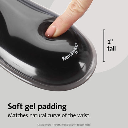 Kensington Duo Gel Mouse & Keyboard Wrist Rest Bundle Set, Ergonomic Keyboard and Mouse Pad With Wrist Support, Keyboard Wrist Rest, Computer Keyboard Pad, Cooling Gel, Non-Skid Backing, Blue K52920WW