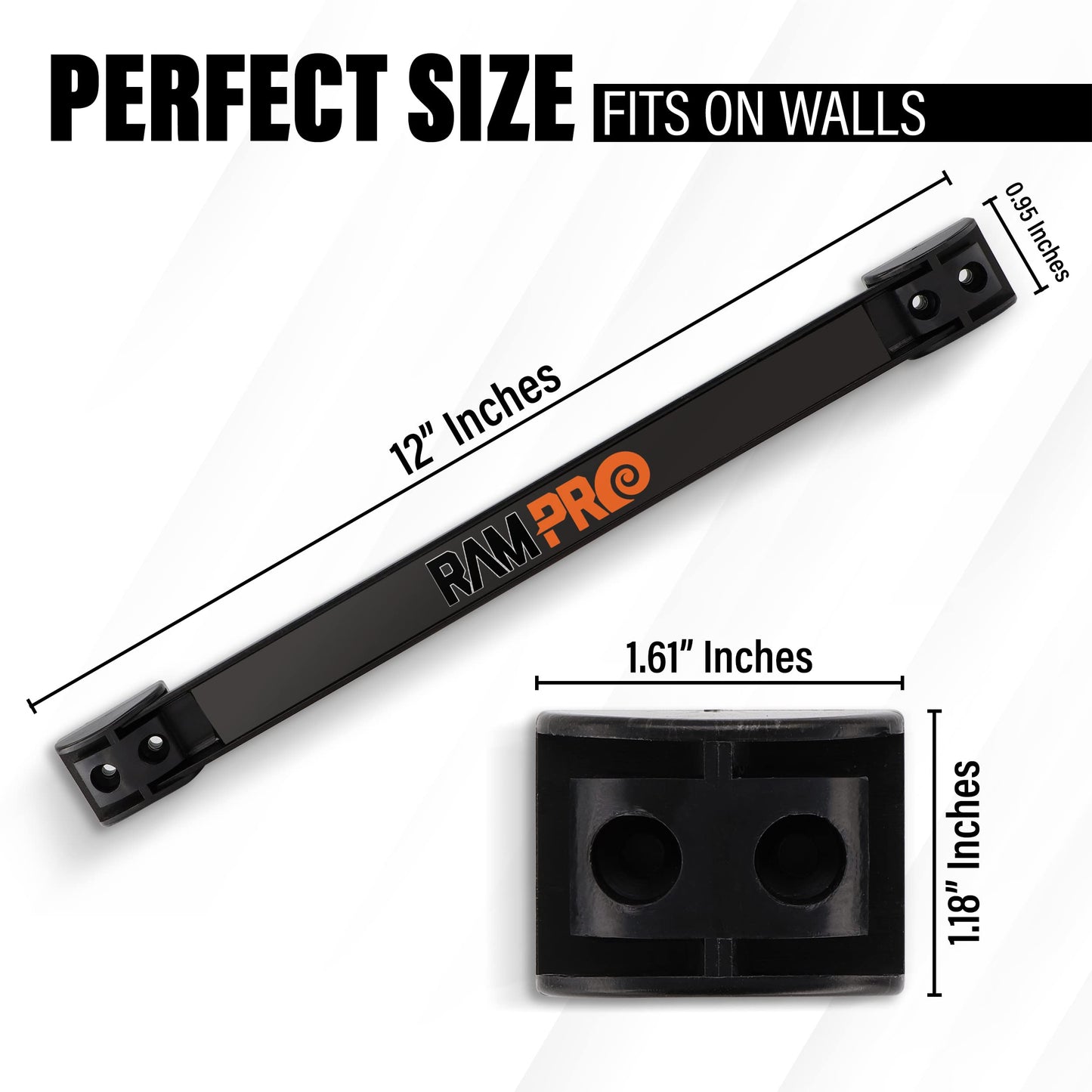 12" Magnetic Tool Holder Strip - A Tool Magnet Bar for Garage Organization, Shop Organization, and Workbench Accessories, Best Father's Day Gift, Easy To Install in Workshop, Mounting Screws Included.