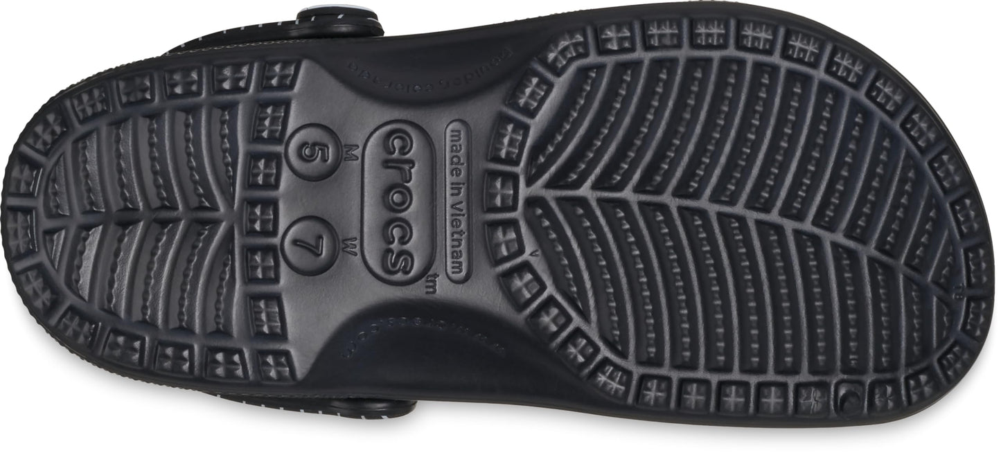 Crocs Unisex-Adult Jack Skellington Nightmare Before Christmas Classic Clogs, 6 Men/8 Women Multi