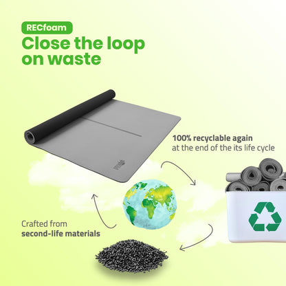 Large Yoga Mat (6'x4') – 1/4" & 1/2" Thick Exercise Mats for Home Workout, Extra Wide Workout Mats for Home Gym, Yoga, Pilates, Stretching, Floor & More