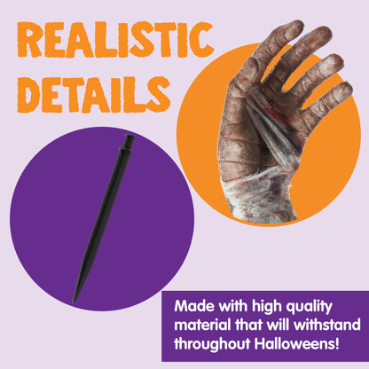 JOYIN Halloween Outdoor Decorations Zombie Arm Yard Stakes Ground-Breaker, Stakes for Halloween Outdoor Graveyard Yard Lawn Decorations