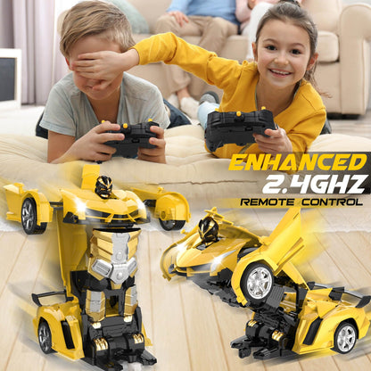 Dolanus Remote Control Car - Transform Robot RC Cars, Toys for Ages 5-7, Kids Toys, 4 Year Old Boy Toys, Toys for 3 4 5 6 7 8 10 12 Years Old Boy, Gifts for Boys Kids Toddlers Birthday